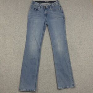 Wrangler Willow Ultimate Riding Women's 29x34 Bootcut Stretch Denim Blue Jeans